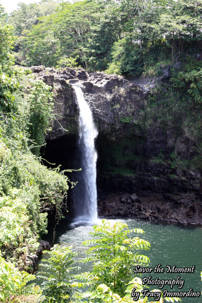 Waianuene Falls, better known as Rainbow Falls