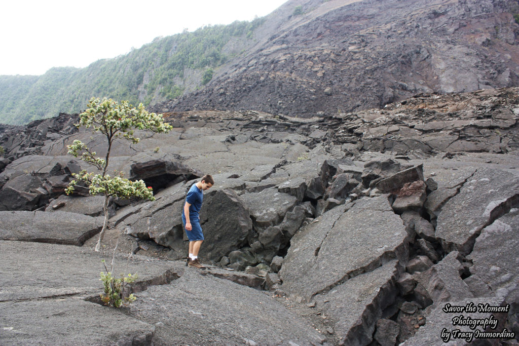 Upheavals in Kilauea Crater