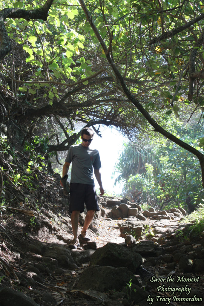 A Rocky Portion of the Pololu Valley Trail