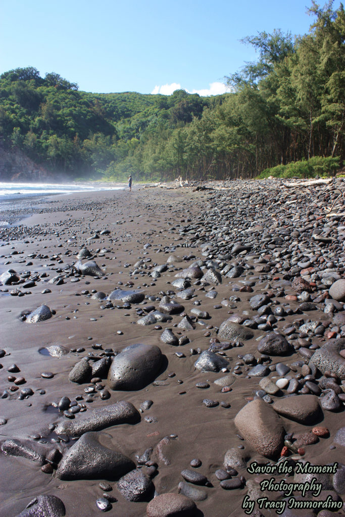 The Rock Strewn Pololu Valley Beach