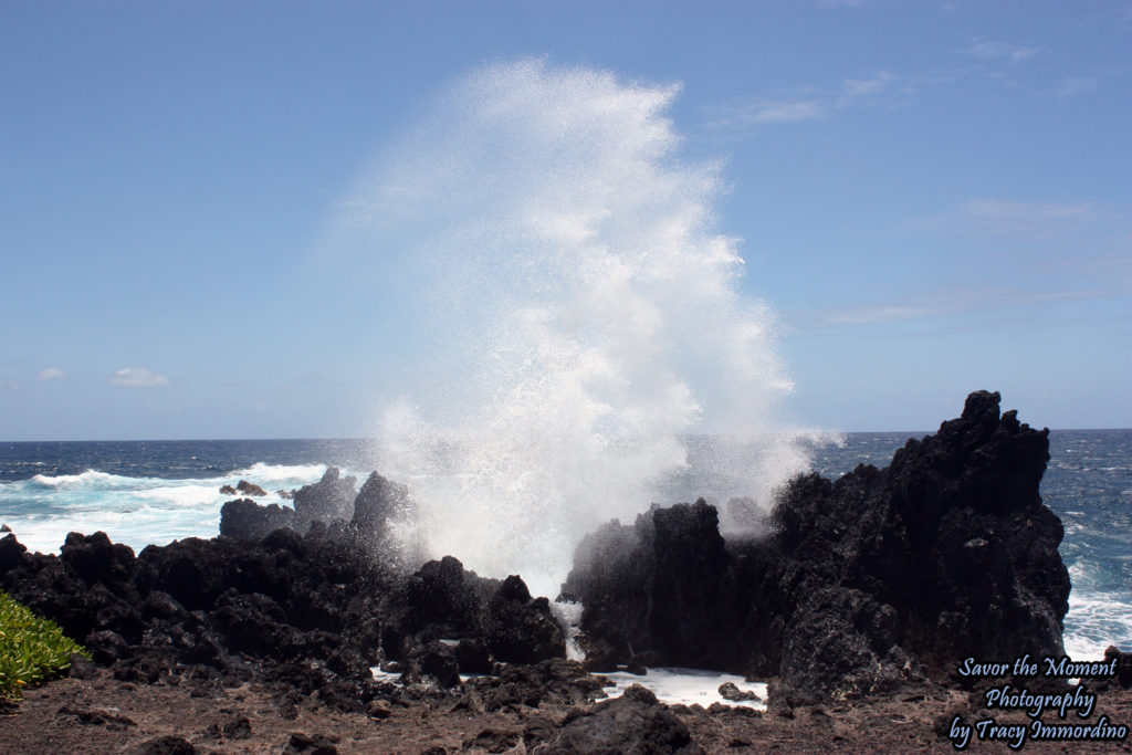 Waves Crashing at Laupahoehoe Point