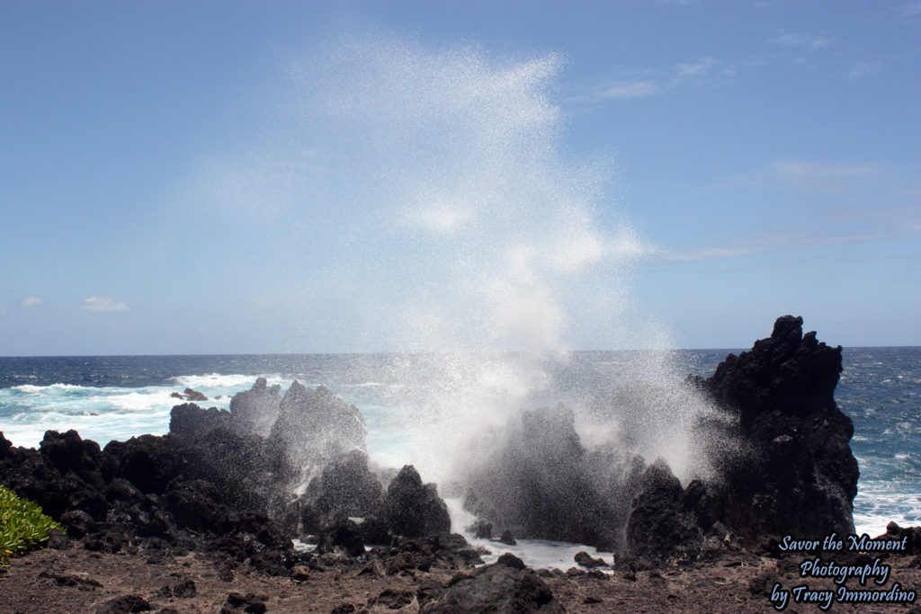 Waves Crashing at Laupahoehoe Point