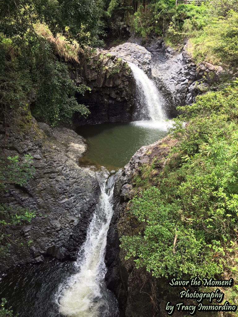 Crossing Waterfalls on the Pipwai Trail