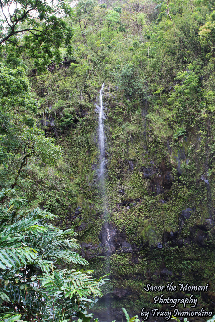 Mini Falls next to Three Bears Falls, Maui