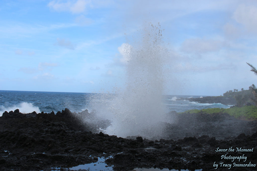 Blowhole at Waianapanapa State Park