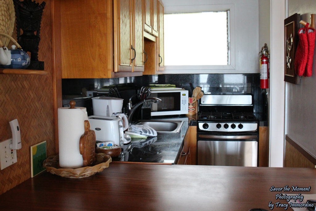 Kitchen in Popolana Studio Unit