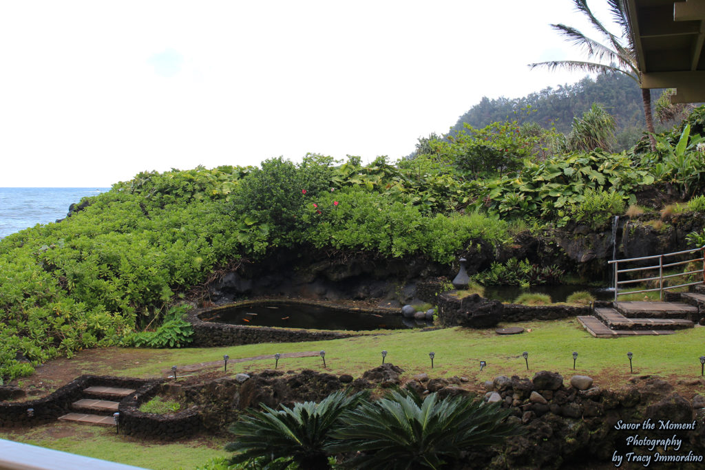 Koi Pond at Hana Kai Maui Condos