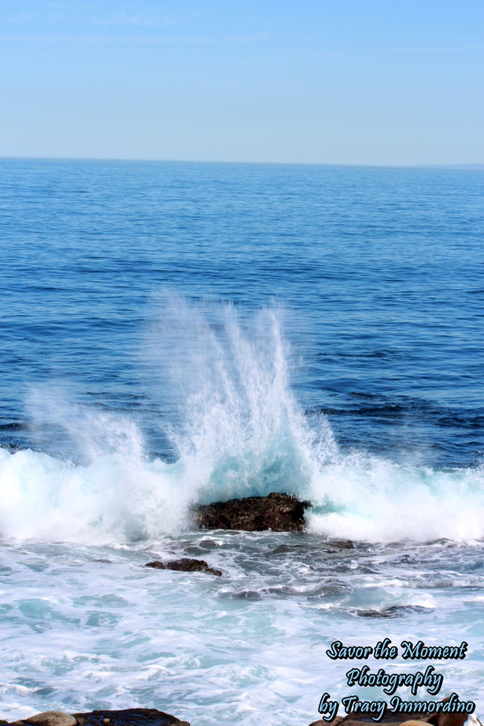 Waves Crashing in La Jolla Cove