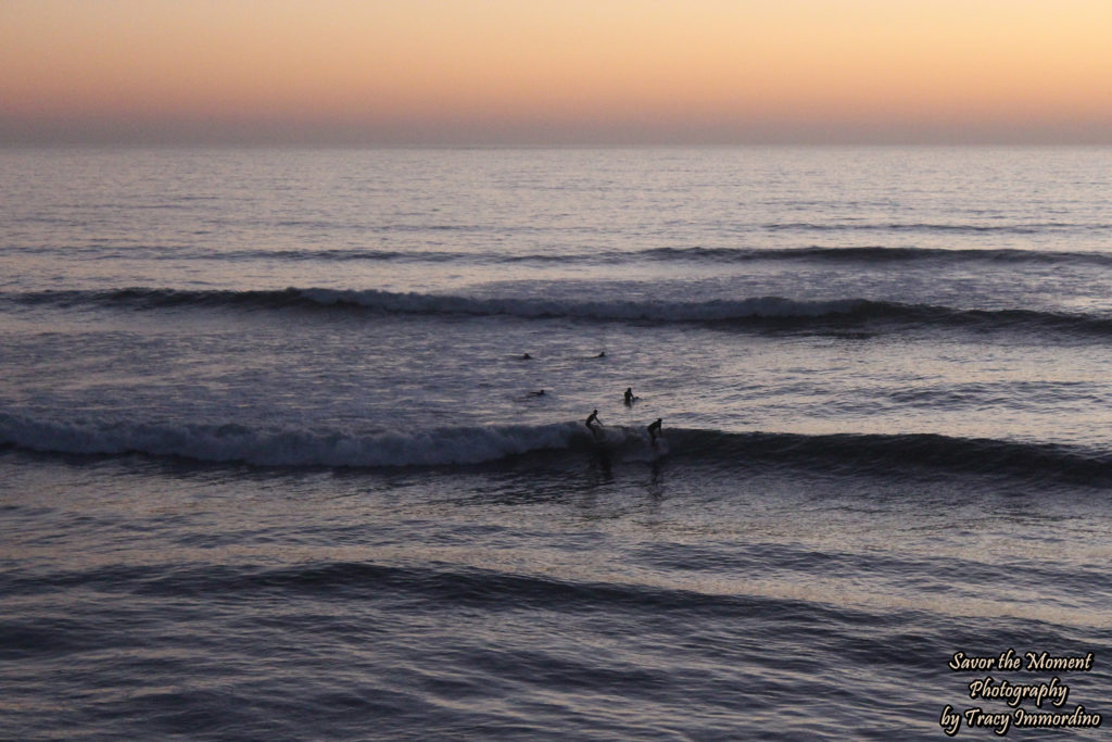 Surfing at Sunset Cliffs Natural Park