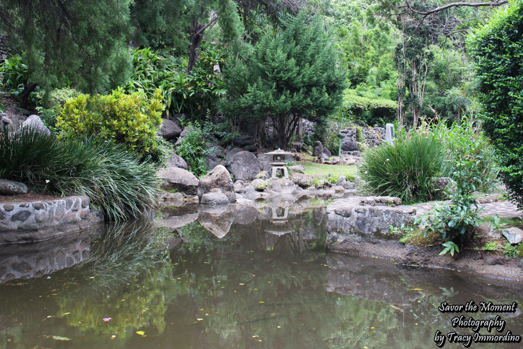 Japanese Gardens in Kepaniwai Park in Maui