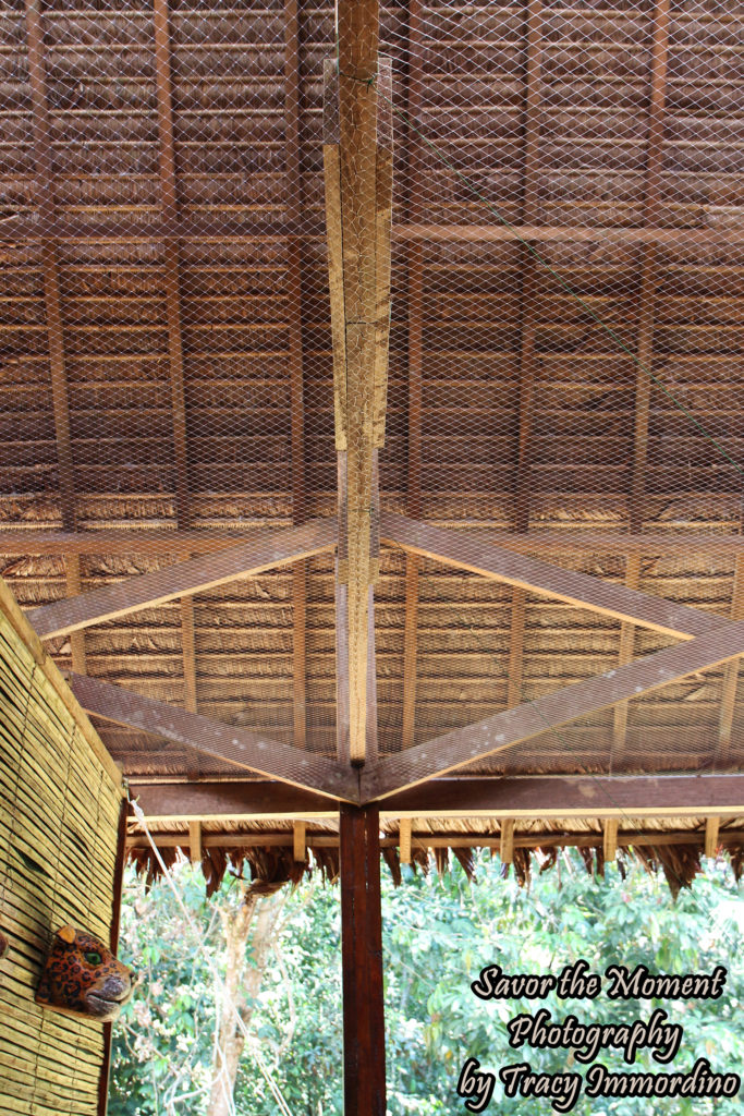 Wire Mesh Ceiling at Refugio Amazonas in Peru