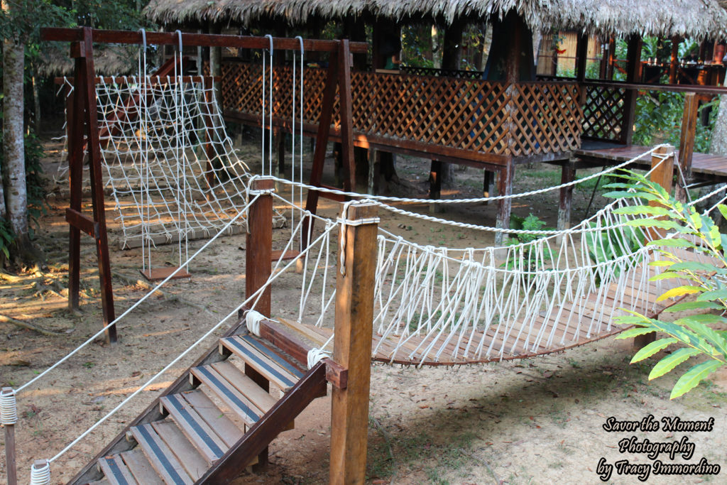 Playground at Refugio Amazonas in Peru