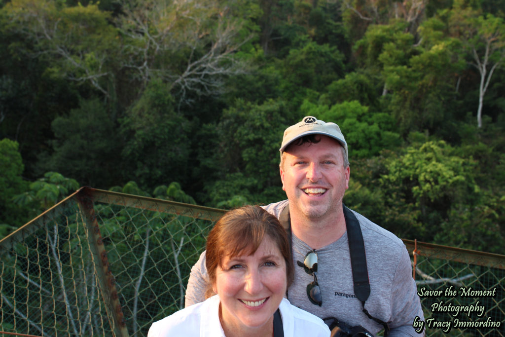 On Top of the Canopy Tower in the Amazon Rainforest