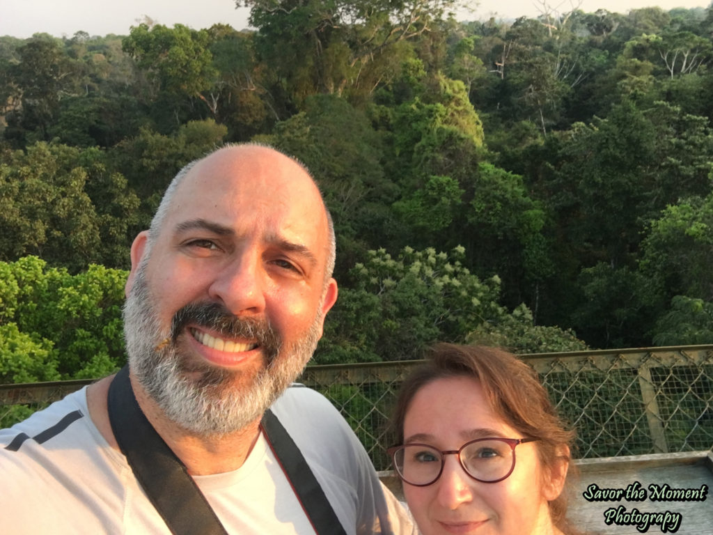 On Top of the Canopy Tower in the Amazon Rainforest