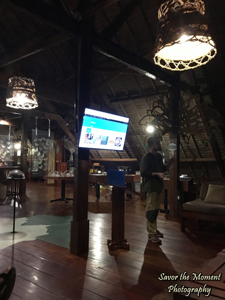 Evening Lecture at Refugio Amazonas