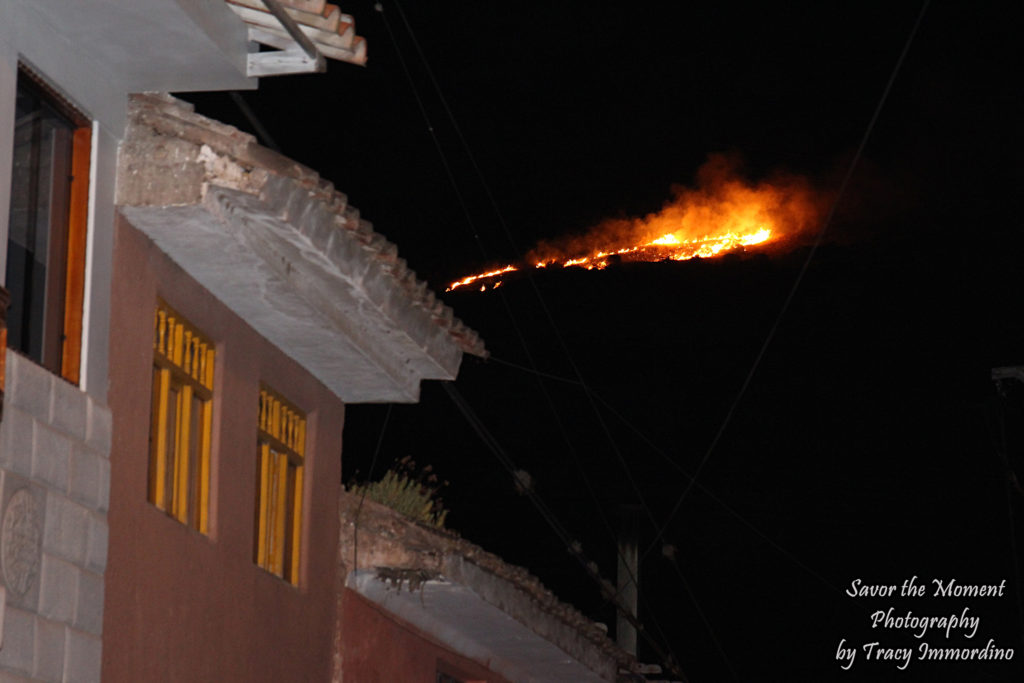 Unauthorized Burning in the Sacred Valley, Peru