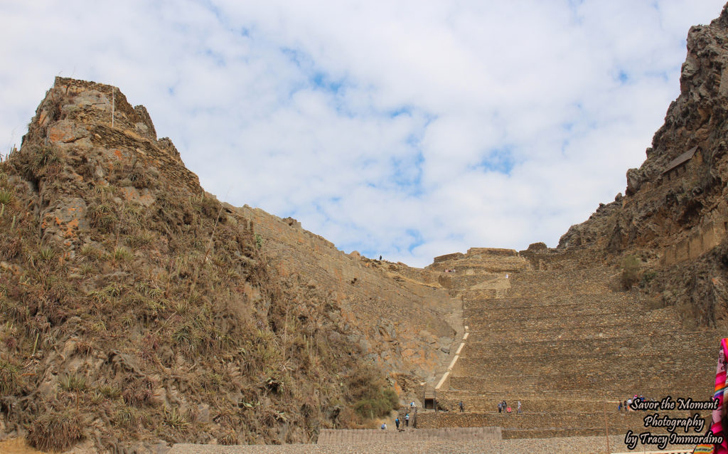 Temple Hill of the Ollantaytambo Ruins in Peru