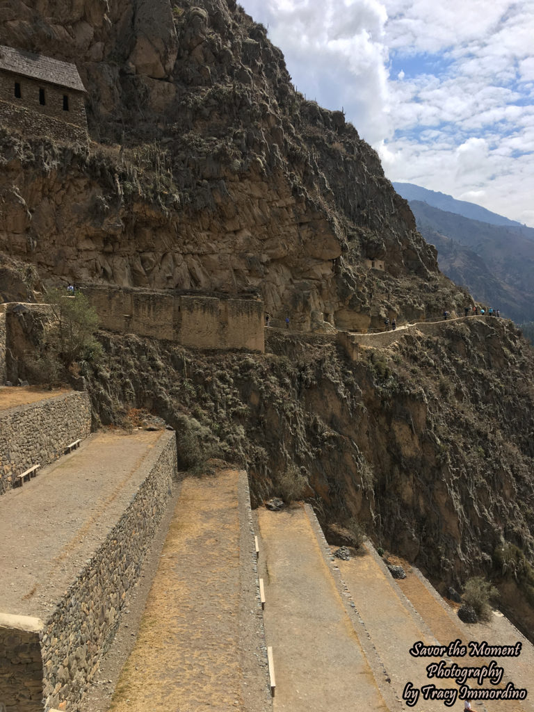The Farming Terraces of Temple Hill at the Ollantaytambo Ruins in Peru