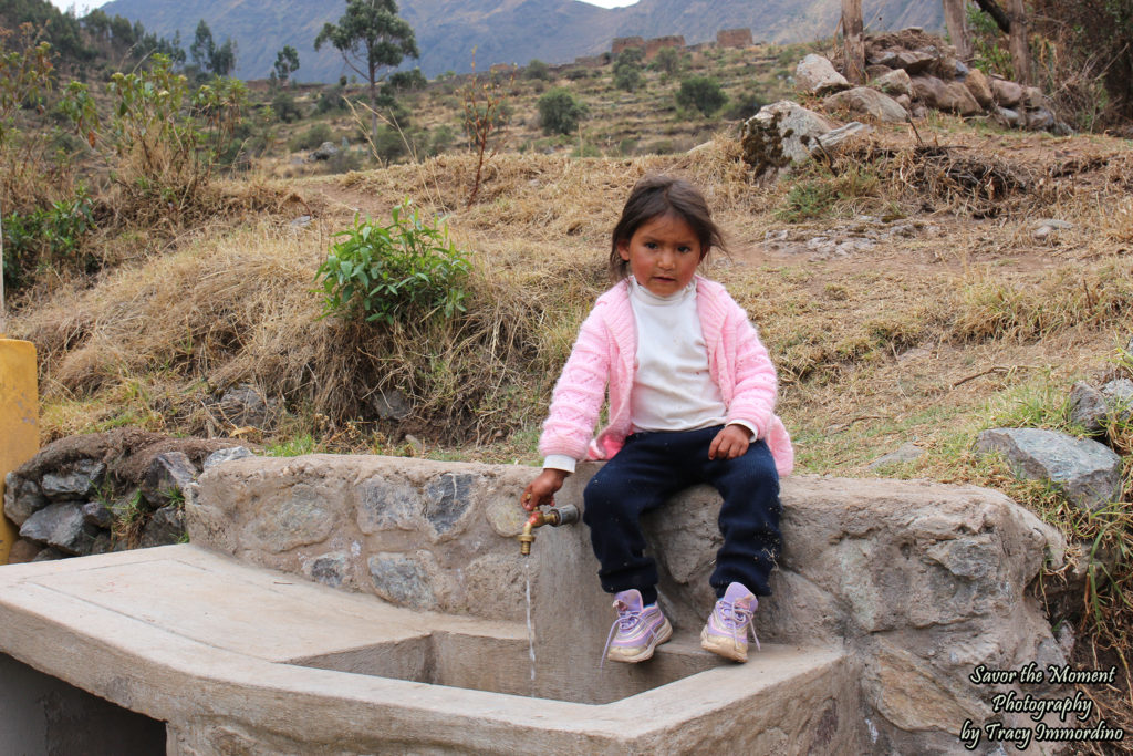 Peruvian Girl at the Patacancha Ruins