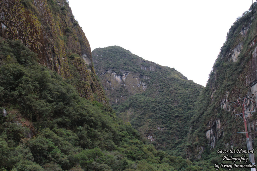 The Andes Mountain in Aguas Calientes, Peru