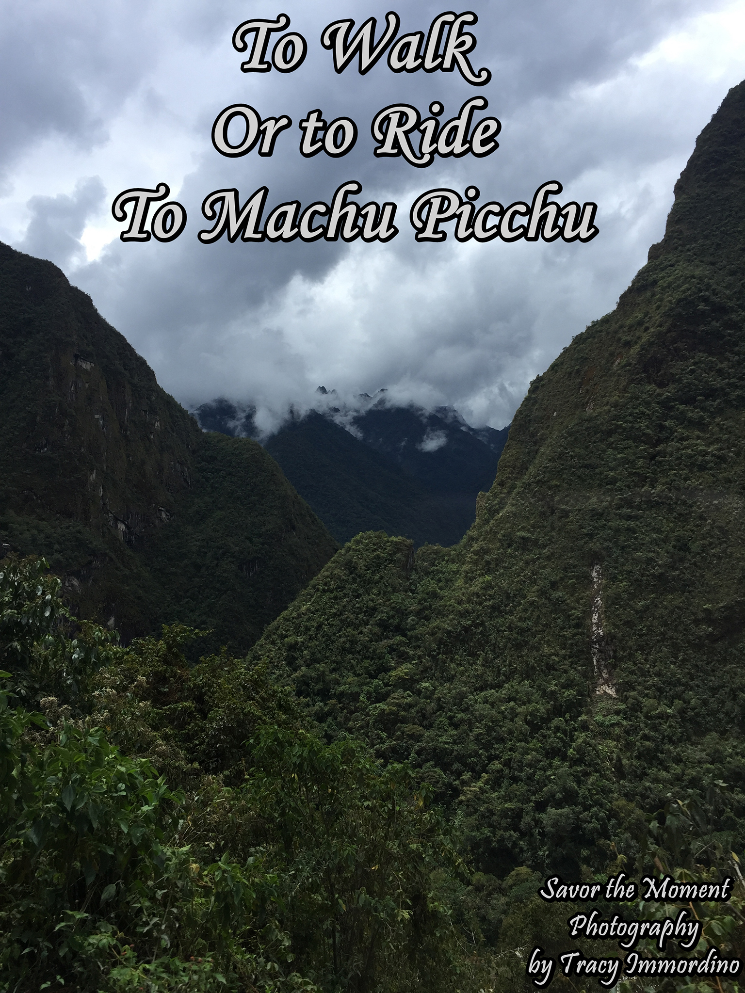 To Walk or to Ride to Machu Picchu