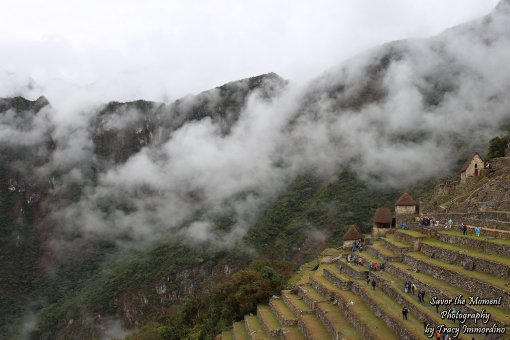 Farming Terraces and Store Houses at Machu Picchu