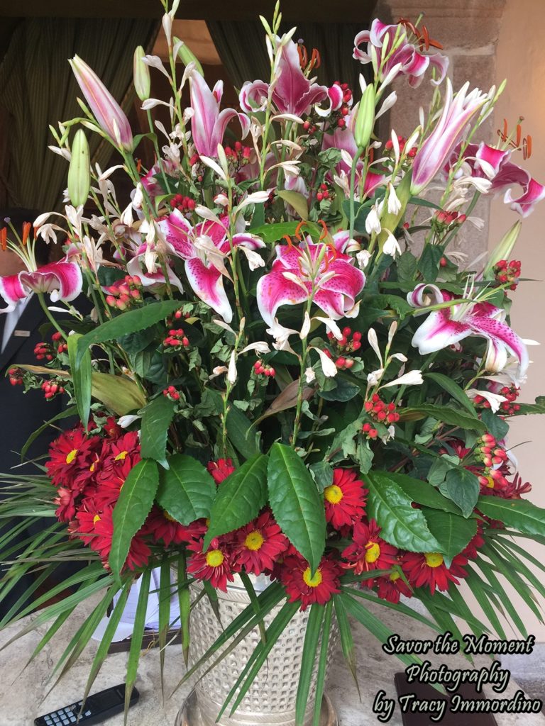 Flower Arrangement at the Belmond Monasterio Hotel