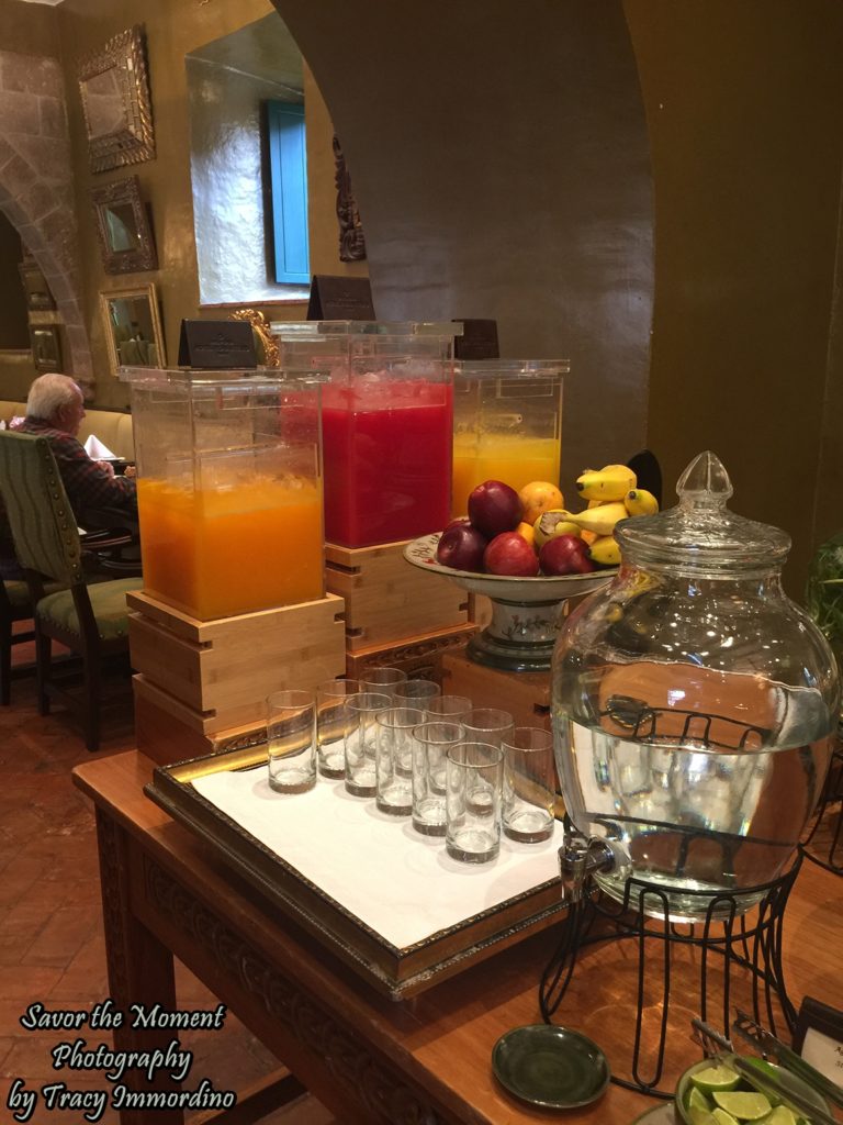 The Breakfast Buffet at the Belmond Monasterio Hotel