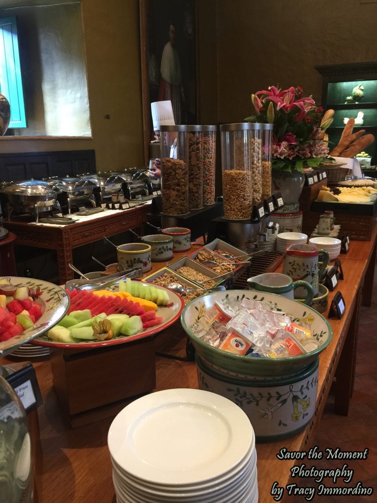 The Breakfast Buffet at the Belmond Monasterio Hotel