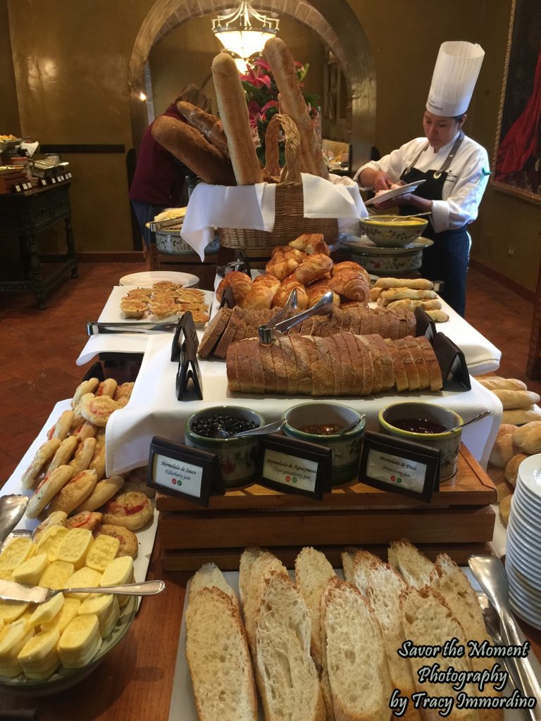 The Breakfast Buffet at the Belmond Monasterio Hotel