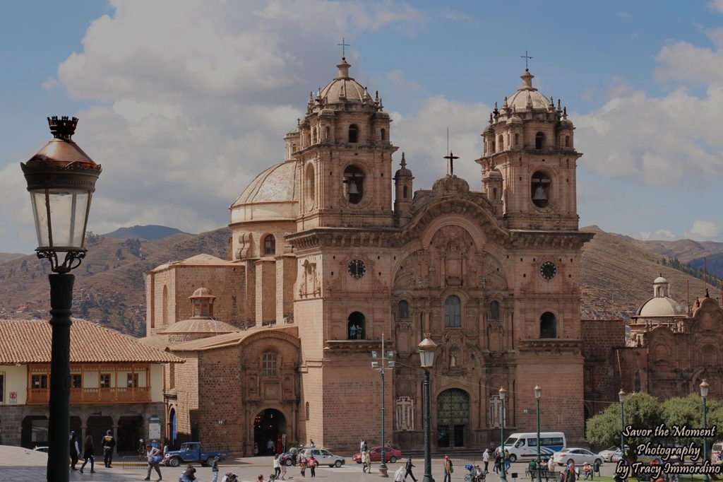 The Church of the Society of Jesus on the Plaza de Armas in Cusco, Peru