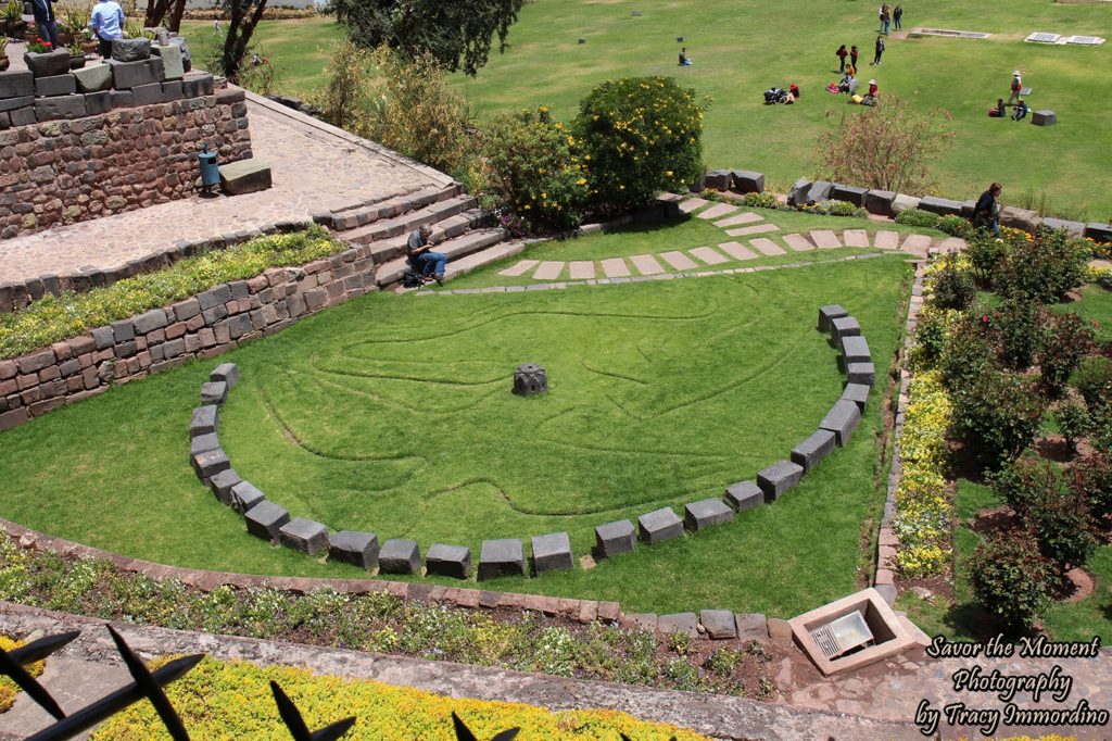 The gardens of the Korikancha, The Incan Temple of the Sun