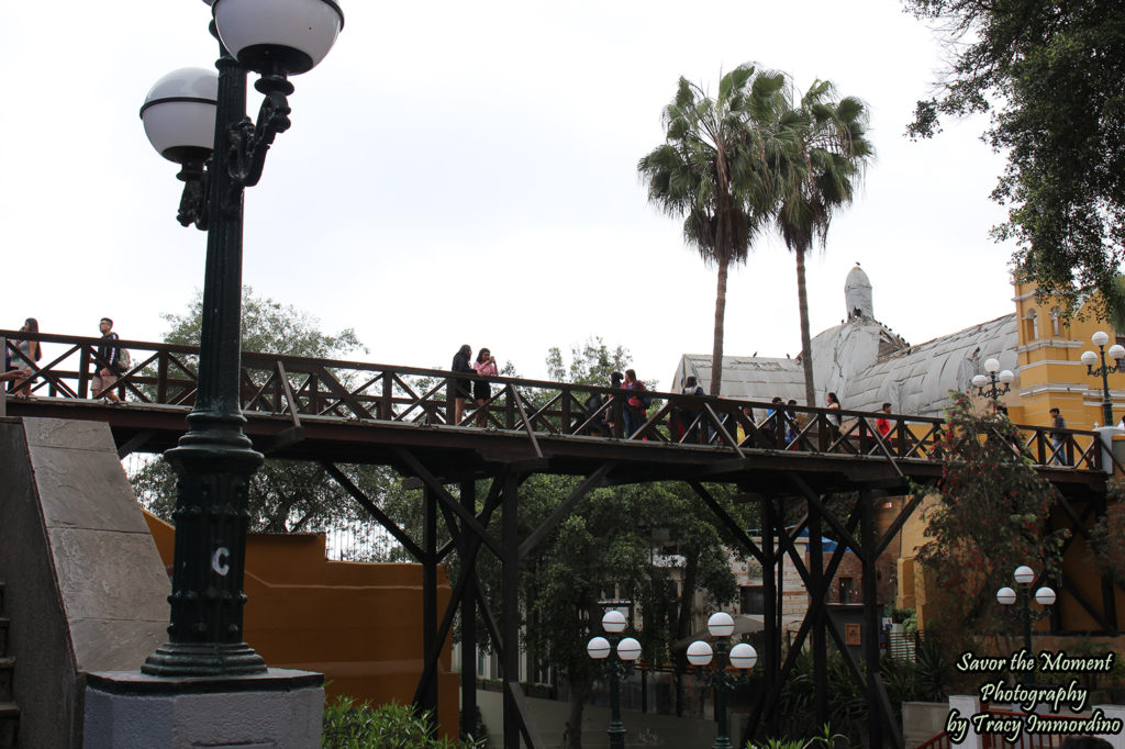 The Bridge of Sighs in Lima, Peru