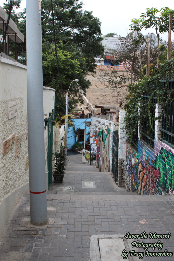 Walkway in the Barranco District of Lima, Peru