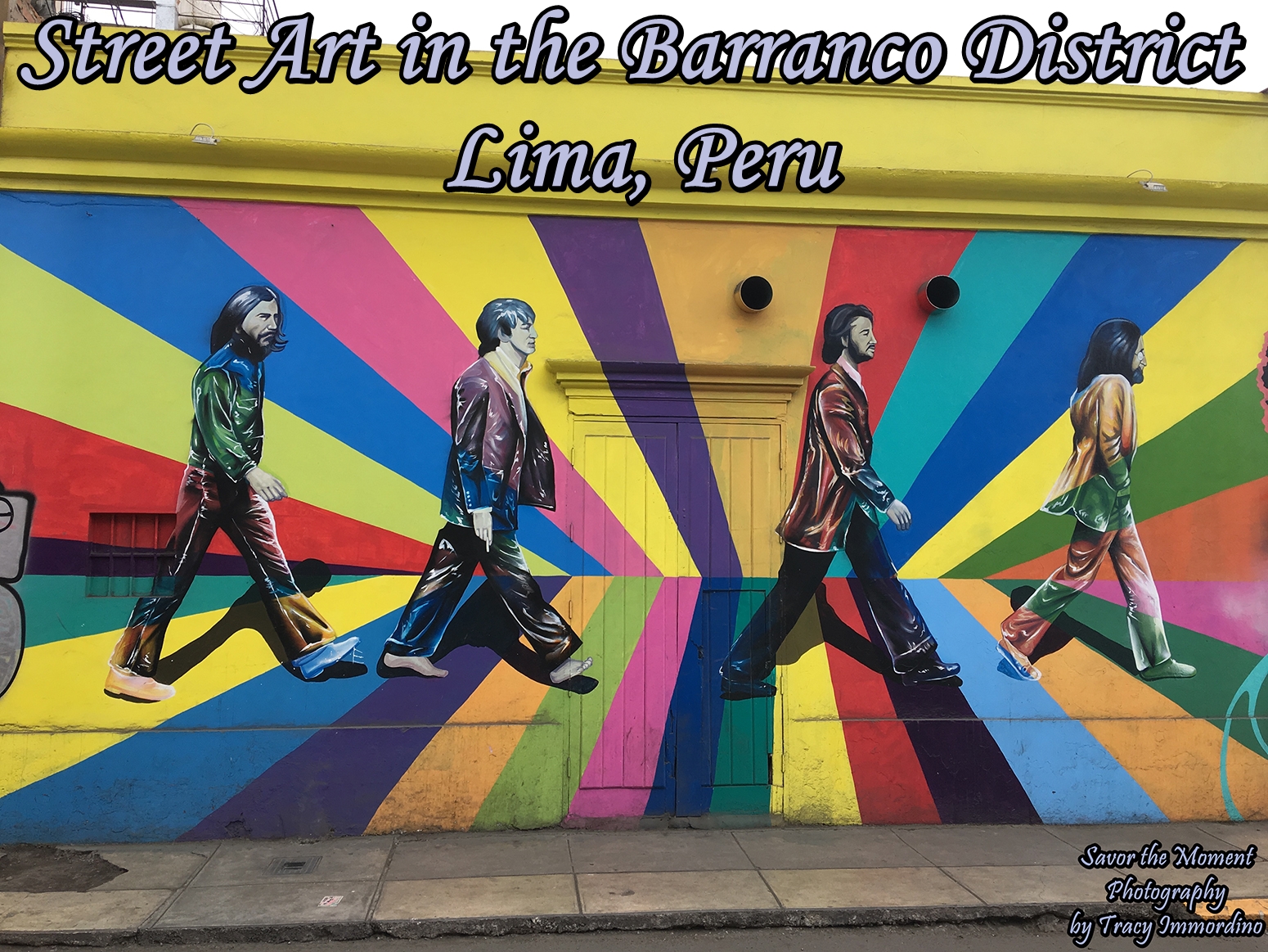 Street Art in the Barranco District in Lima, Peru