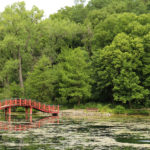 Lake at Rotary Botanical Gardens in Janesville, Wisconsin