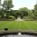 Sunken Garden at Rotary Botanical Gardens in Janesville, Wisconsin