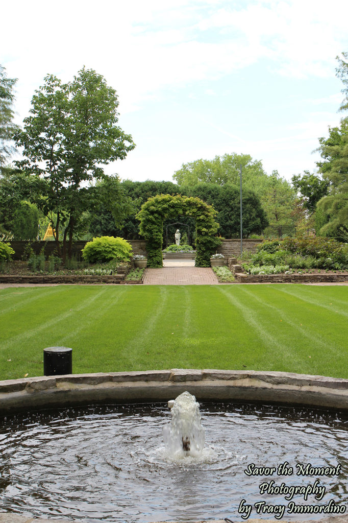 Sunken Garden at Rotary Botanical Gardens in Janesville, Wisconsin