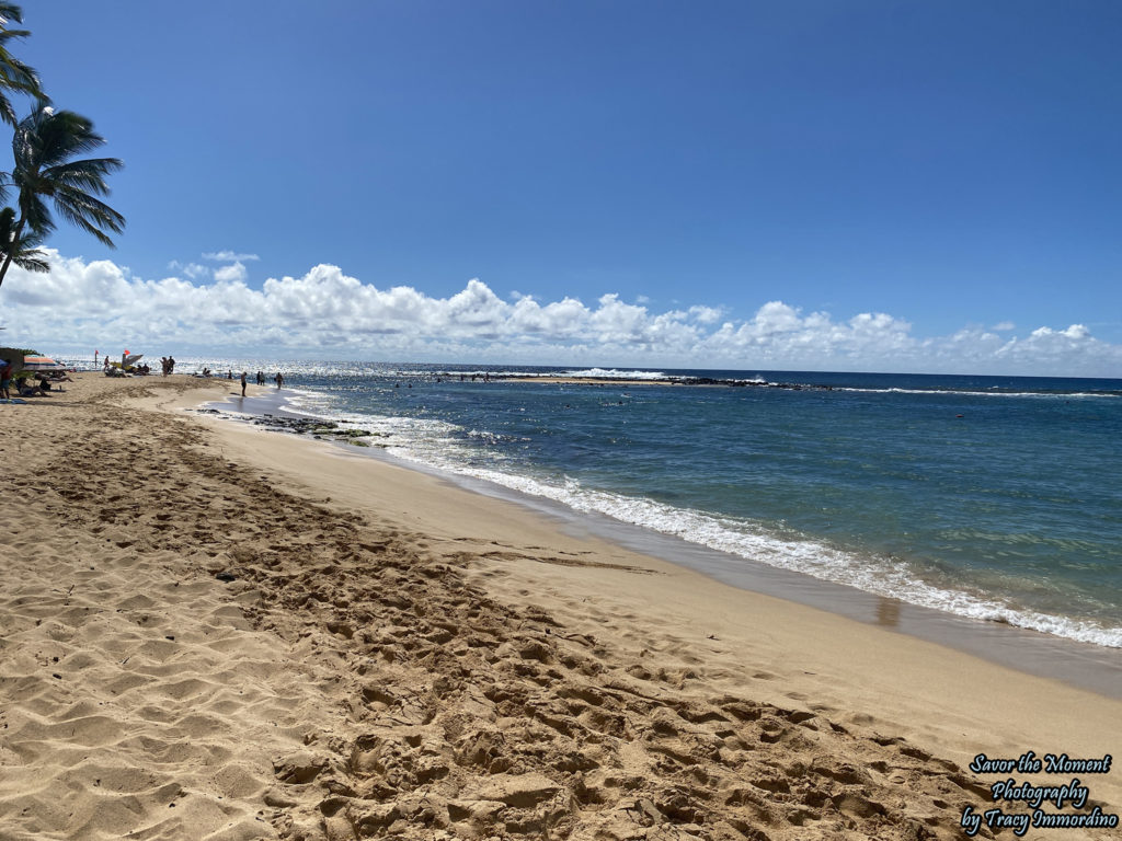 Poipu Beach in Kauai