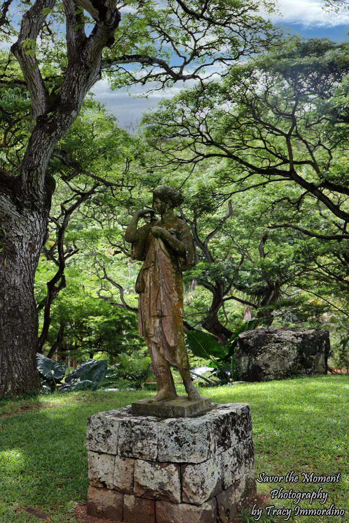 Statue of Diana at the Allerton Gardens