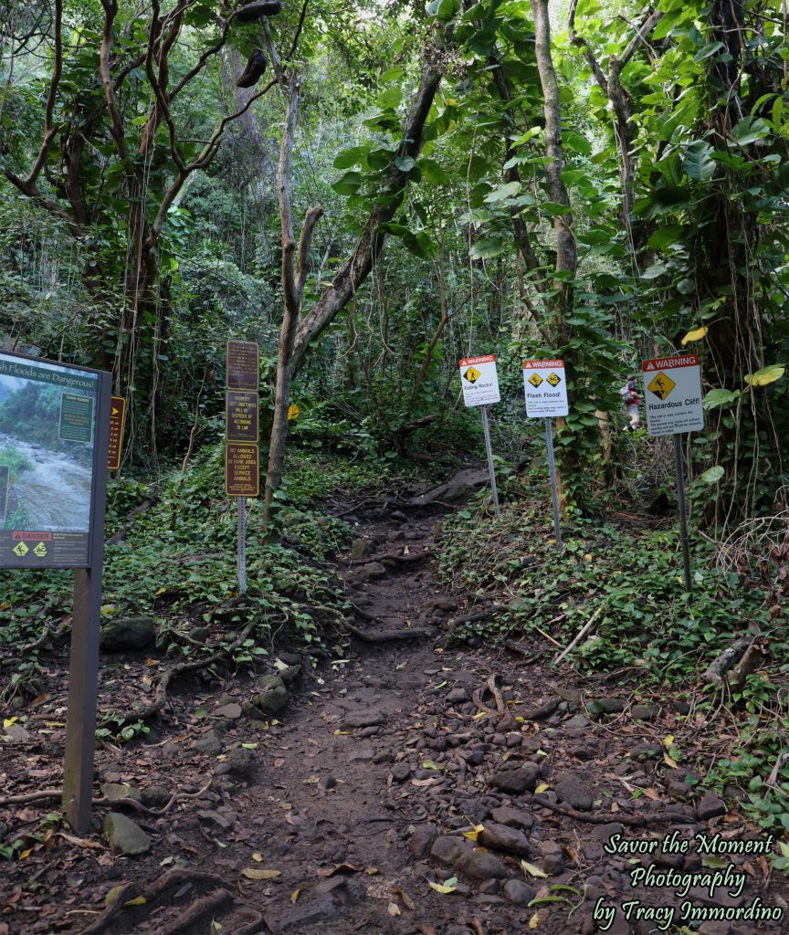 The Kalalau Trailhead on the Napali Coast