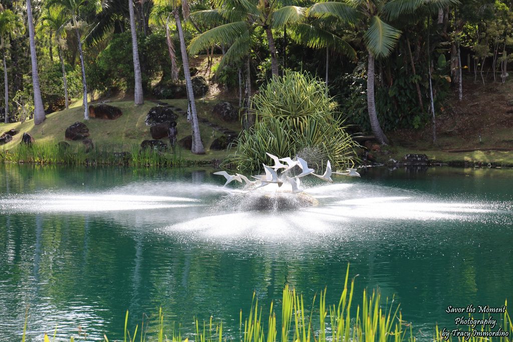 Sculpture at Na Aina Kai Botanical Gardens