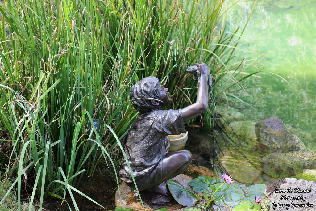 Sculpture at Na Aina Kai Botanical Gardens