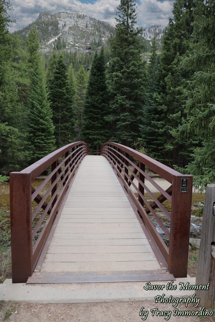 Bridge at the beginning of the trail to the Grottos