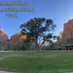 Accommodations in Zion National Park, Utah