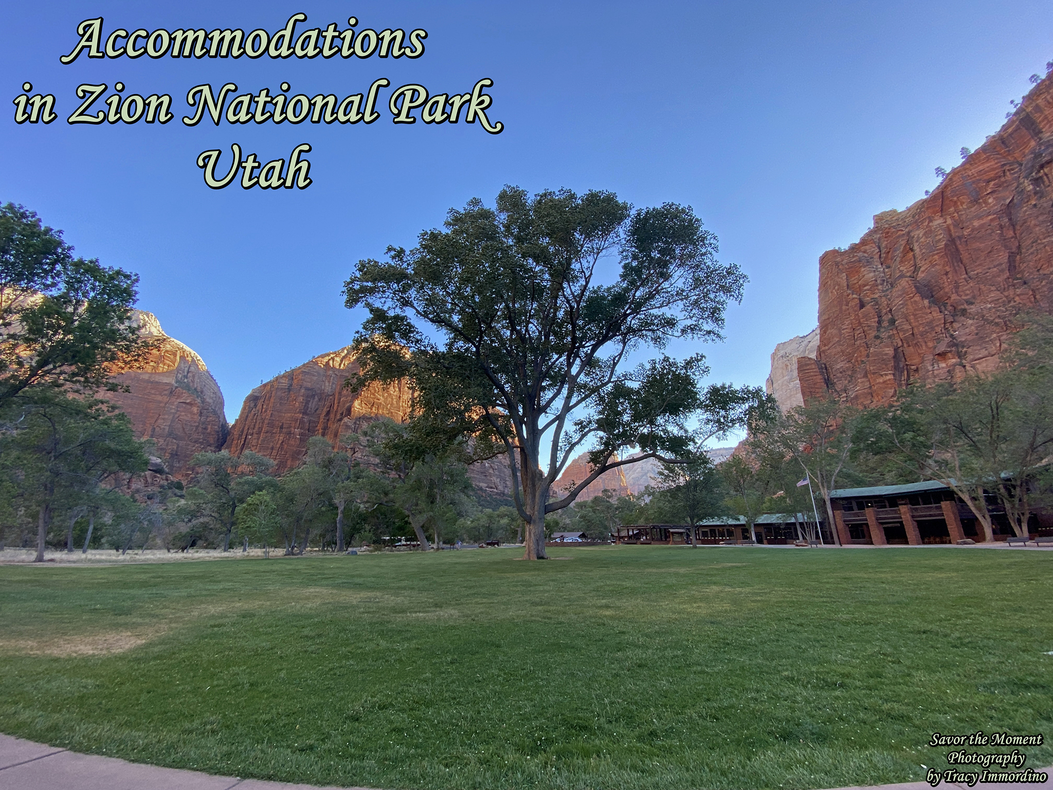 Accommodations in Zion National Park, Utah